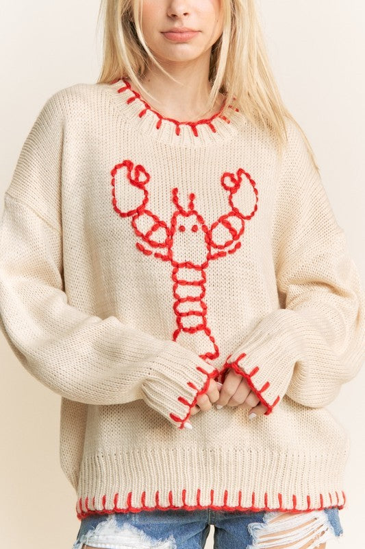 Lobster Catch Sweater
