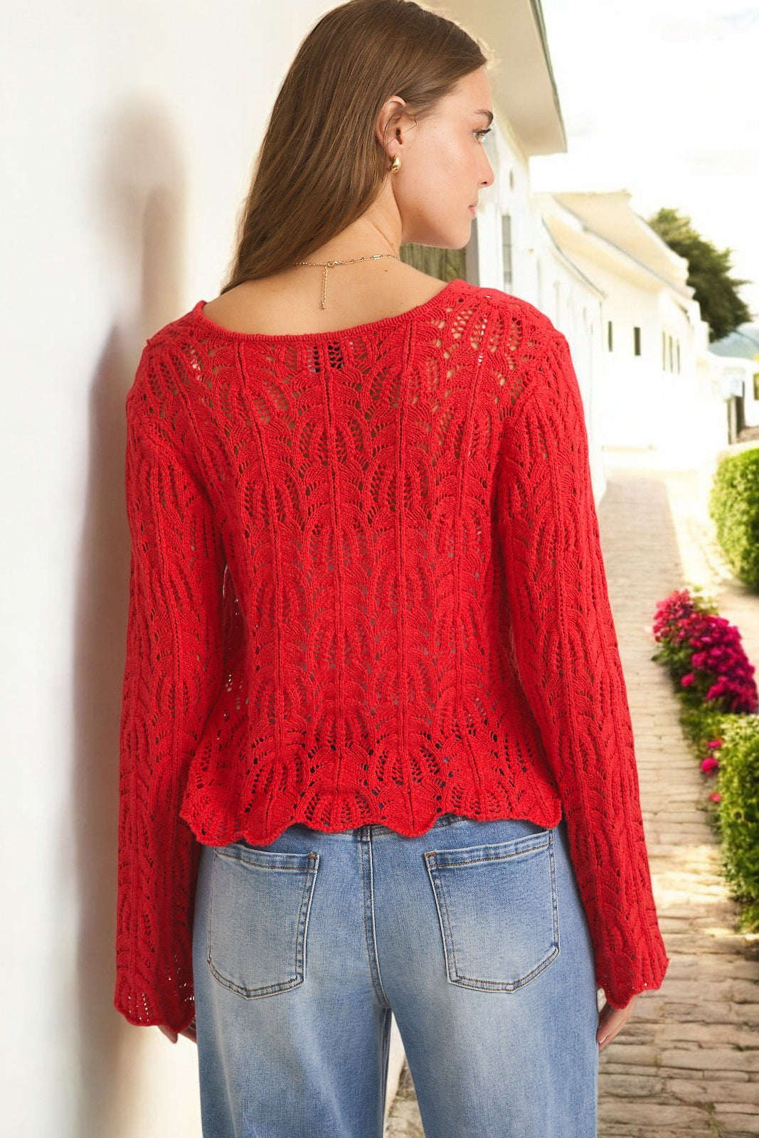 PRE-ORDER Coastal Bell Sleeve Cardigan