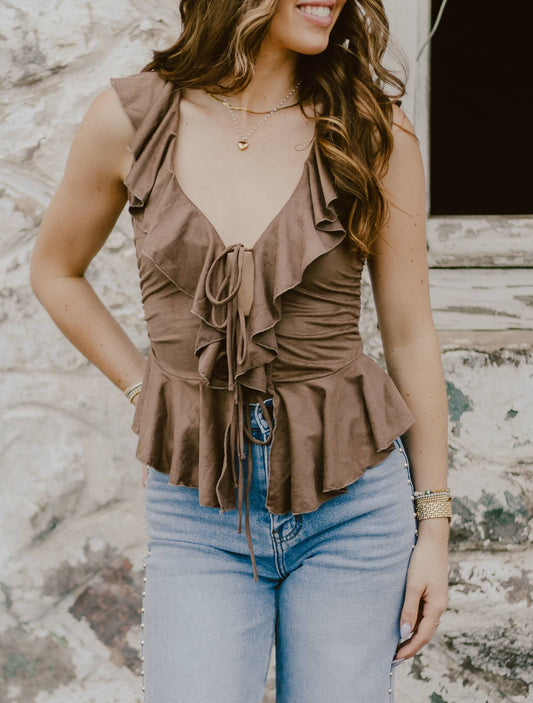 Tie the West Top