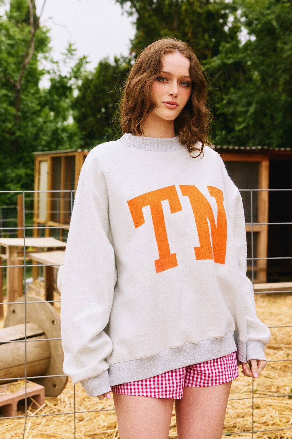 Tenneessee Reversable Mock Neck Sweater
