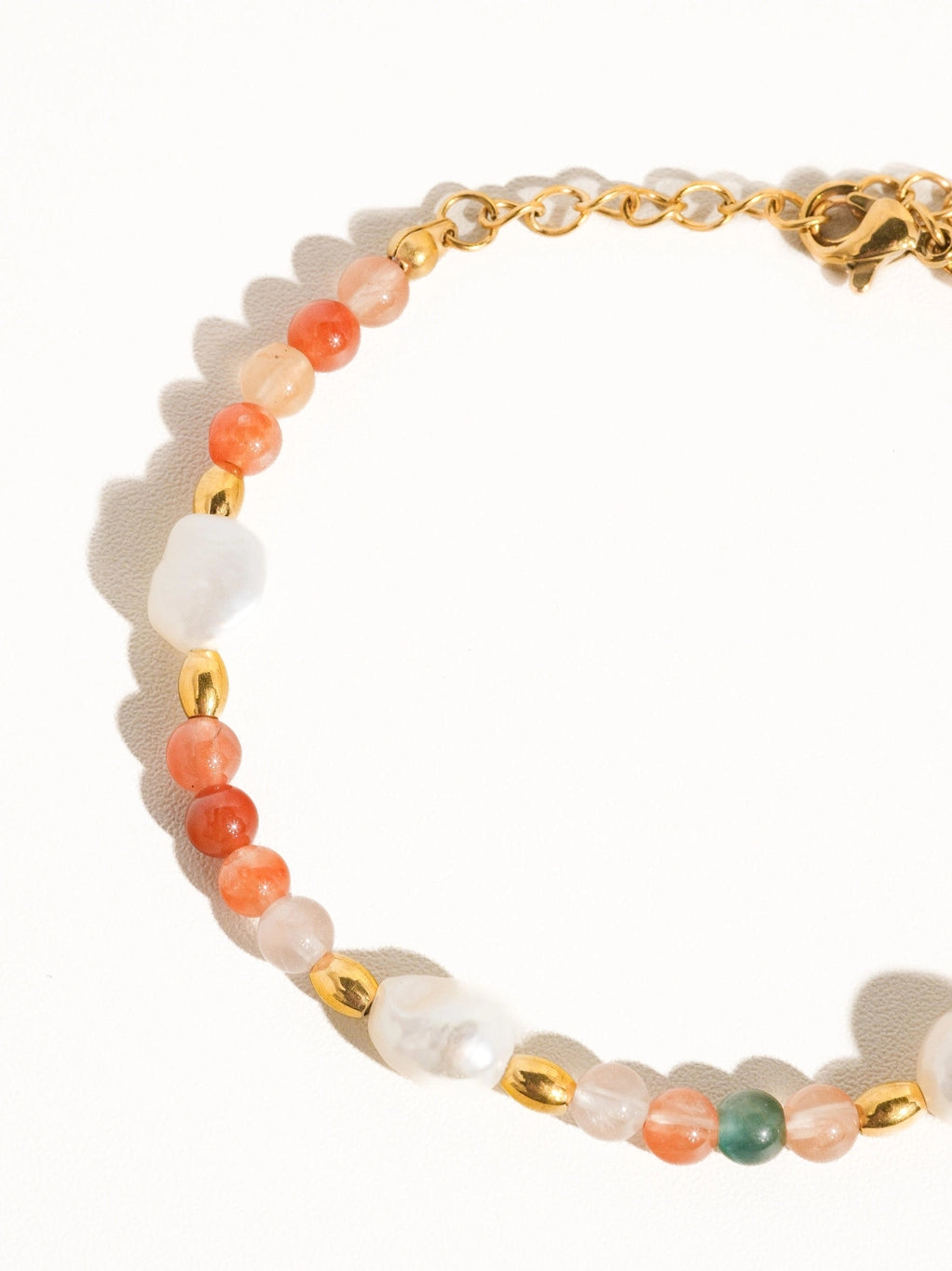 Stone & Bead Bracelet